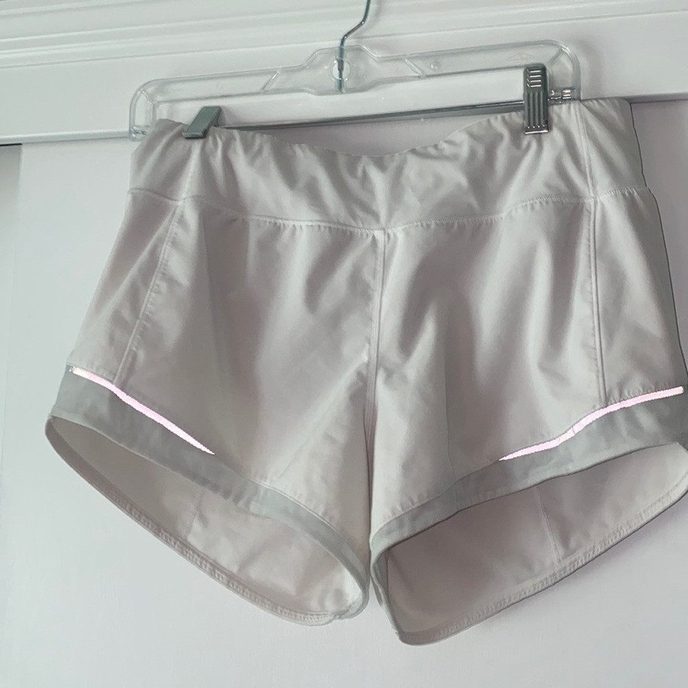 White Lululemon Shorts - size 6